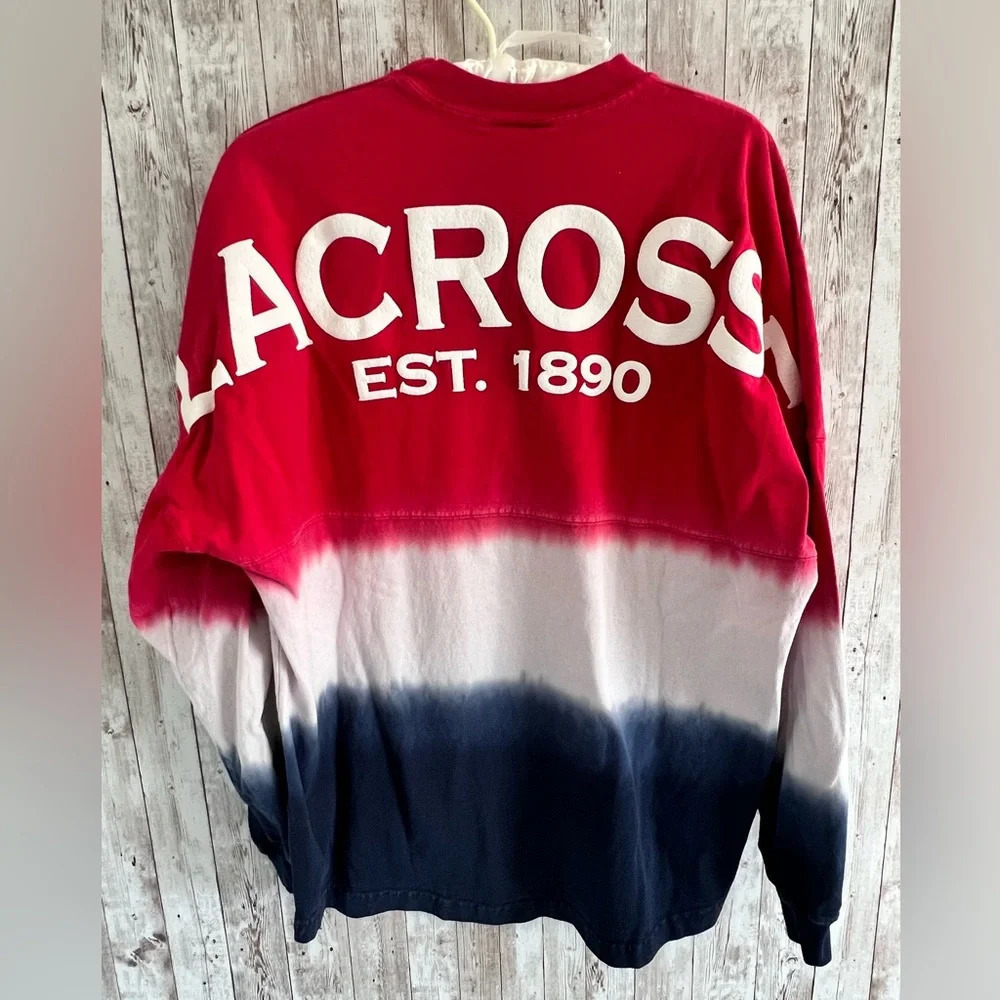 Spirit Jersey tie Dye Lacrosse Long Sleeve Tee